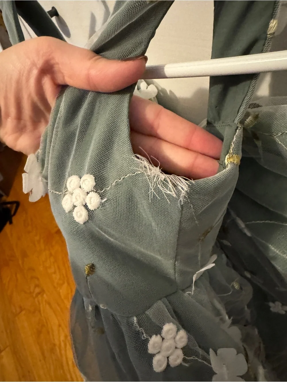 Azazie Sage Green Flower Girl Dress